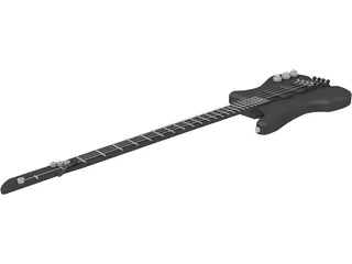 Guitar Philip Kubicki Factor Bass 3D Model