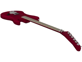 Guitar Kramer Baretta Van Halen 3D Model