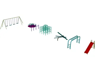 Playground Set 3D Model