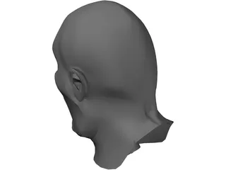 Head Hooligan-Like Uman 3D Model
