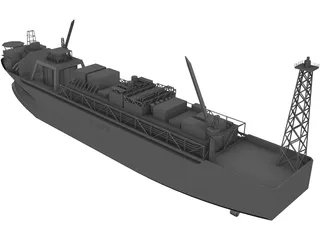 Norne Floating Production and Storage [FPSO] 3D Model