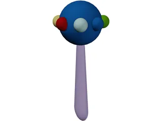 Baby Rattle 3D Model