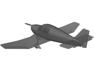 Robin DR400 3D Model