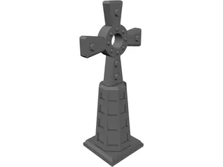 Cross Celtic 3D Model