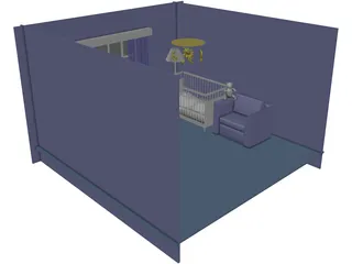 Baby Room 3D Model