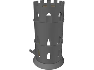 Tower Prison 3D Model