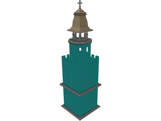 Tower Christian 3D Model