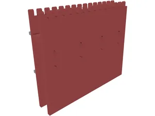 Wall Gothic 3D Model