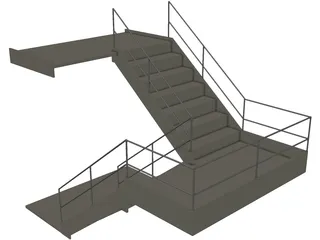 Stairs 3D Model