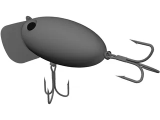 Fishing Lure Jitter Bug 3D Model