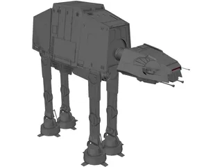 Star Wars Imperial AT-AT 3D Model