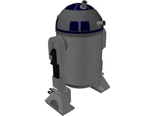 Star Wars R2-D2 R2-Unit 3D Model