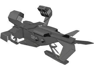 Star Wars Dropship 3D Model