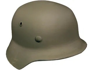 WW2 Nazi Helmet 3D Model