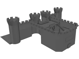 Castle Keep 3D Model