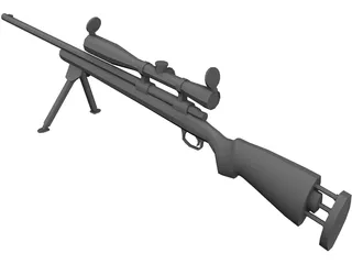 M24 Sniper 3D Model