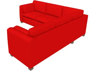 Couch Sectional 3D Model