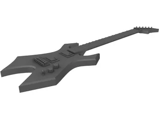 Guitar Electric 3D Model