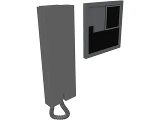 Siedle Door Bell 3D Model