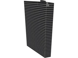 Skyscraper Munich Park City 3D Model