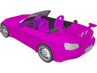 Honda S2000 [Tuned] 3D Model