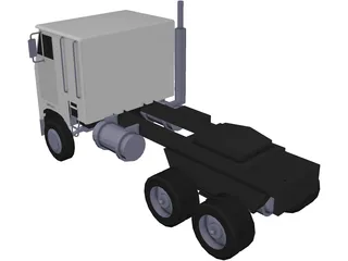 Semi Truck 3D Model