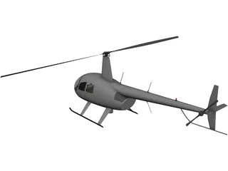 Robinson R44 News 3D Model