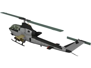 Boeing AH-64 Apache 3D Model