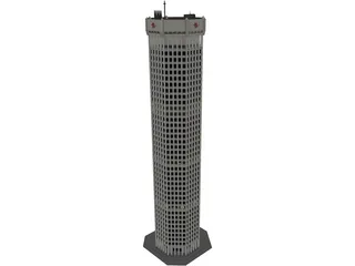 High Tower Building 3D Model