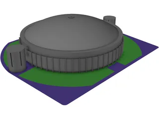 Astrodome Houston 3D Model