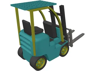 Forklift 3D Model