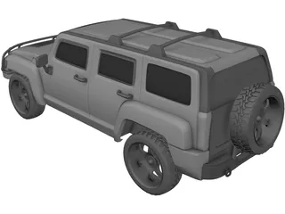 Hummer H3 3D Model