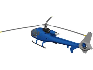 Aerospatiale Gazelle 3D Model