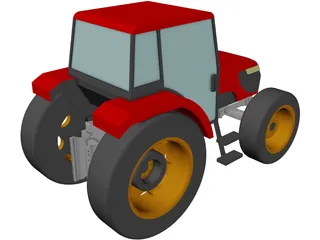 Tractor Kubota 108S 3D Model