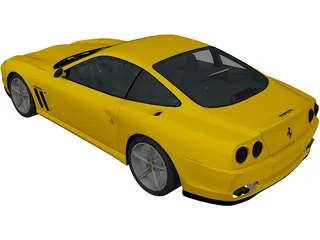 Ferrari 575M Maranello (2002) 3D Model