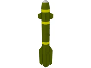 Hellfire Missile 3D Model
