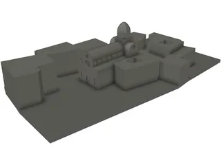 Sibenik Castle 3D Model