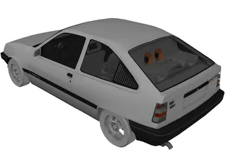 Opel Kadett 3D Model