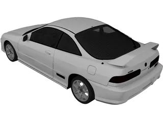 Acura Integra Type-R (2001) 3D Model