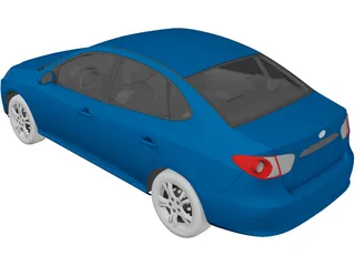 Hyundai Elantra (2011) 3D Model