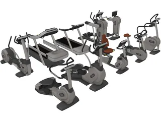 Excite Group Visio Fitness Set 3D Model