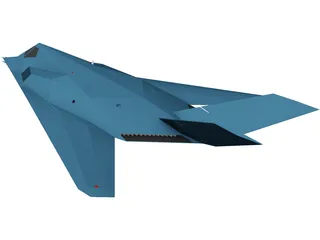 F-117A 3D Model