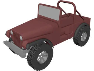 Jeep Renegade 3D Model
