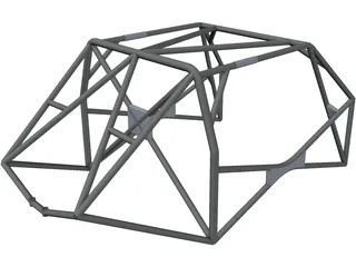 Roll Cage FIA 3D Model