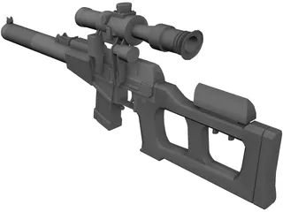 VSS Vintorez 3D Model