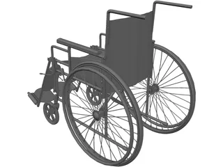 Wheelchair 3D Model