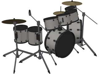 Drum Set 3D Model