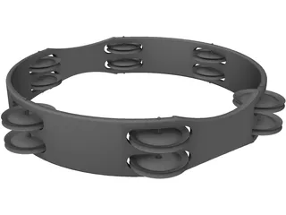 Tambourine 3D Model