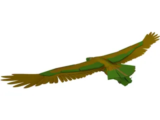 Eagle [Animated] 3D Model