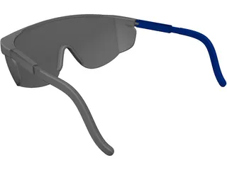 Safety Glasses 3D Model